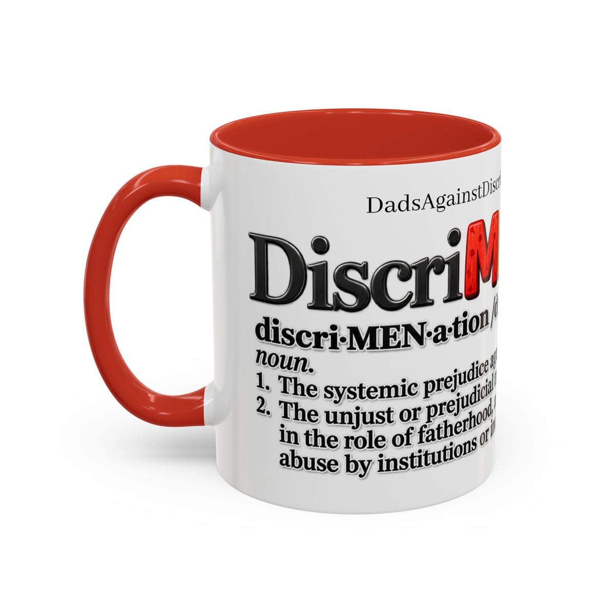 Dad Coffee Mug — Playful Kids Lettering Accent Mug (11/15oz)