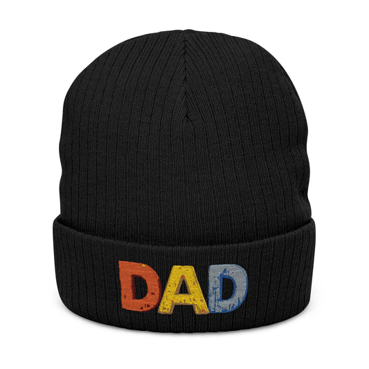 Ribbed Knit Beanie (Embroidery)
