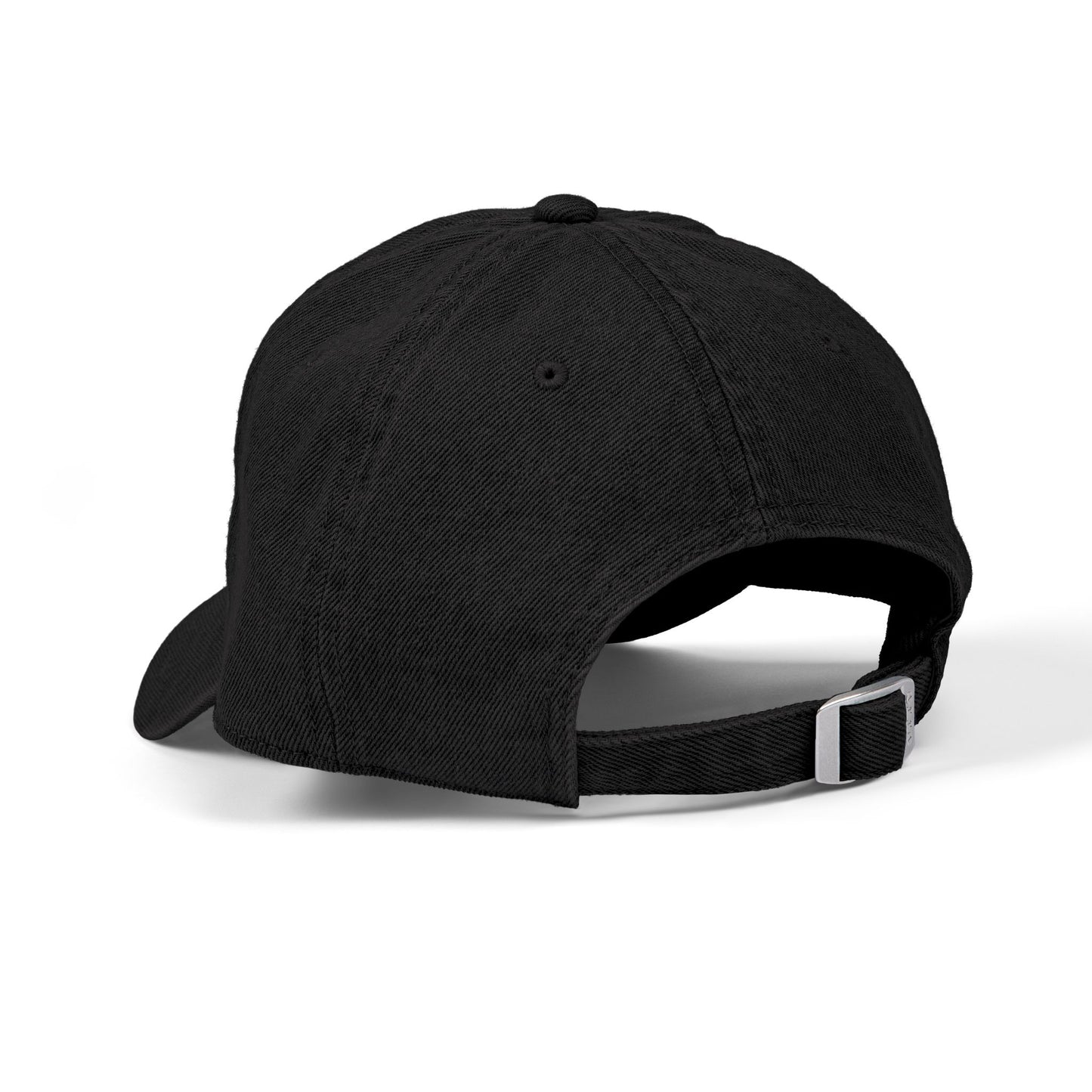 Embroidered Laurel Crest Denim Hat — Classic Vintage Baseball Cap