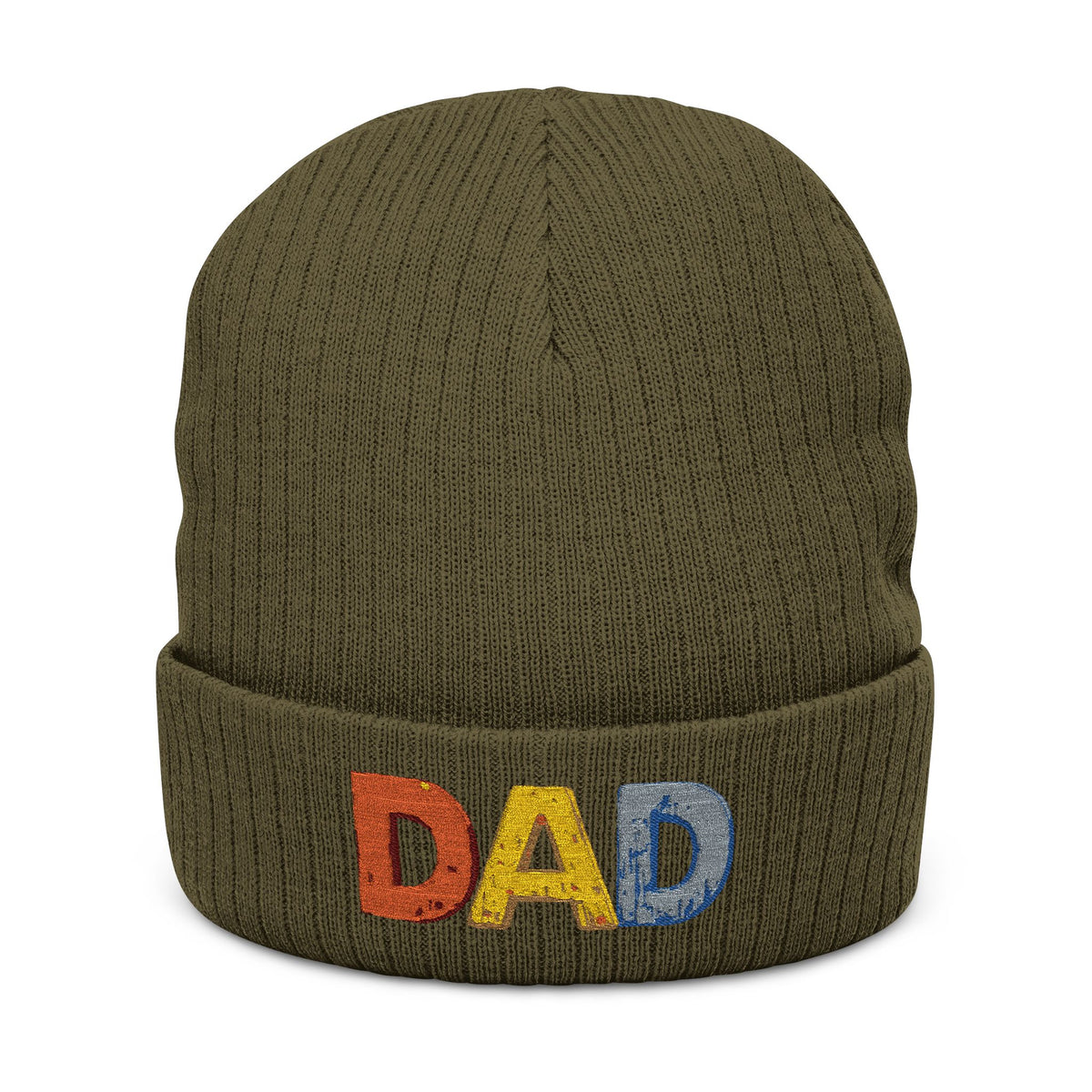 Ribbed Knit Beanie (Embroidery)