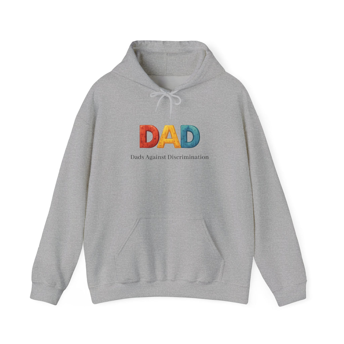 Dad Rainbow Hoodie – Dads Against Discrimination Inspirational Pullover