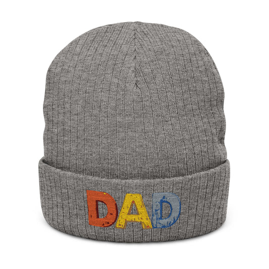 Ribbed Knit Beanie (Embroidery)