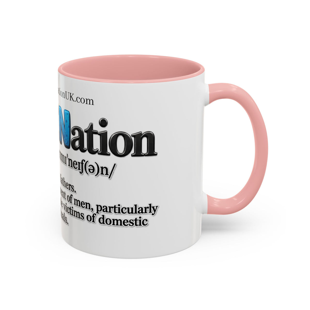 Dad Coffee Mug — Playful Kids Lettering Accent Mug (11/15oz)