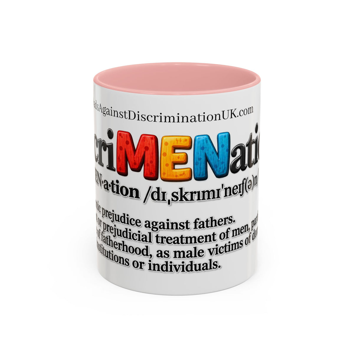 Dad Coffee Mug — Playful Kids Lettering Accent Mug (11/15oz)