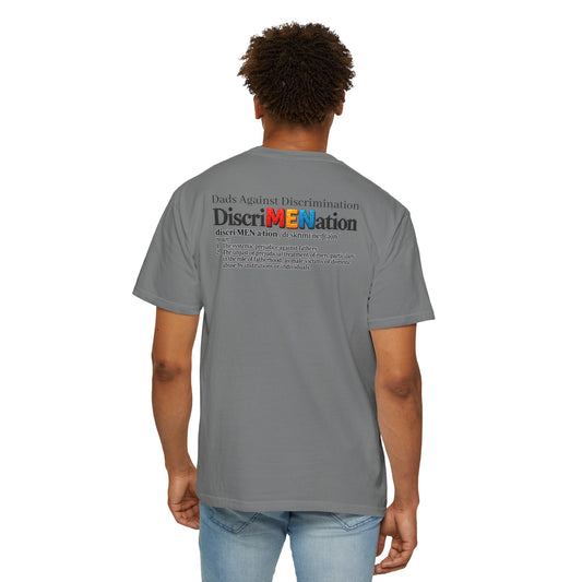 discriMENation Definition T-Shirt — Dads Against Discrimination Dictionary Tee