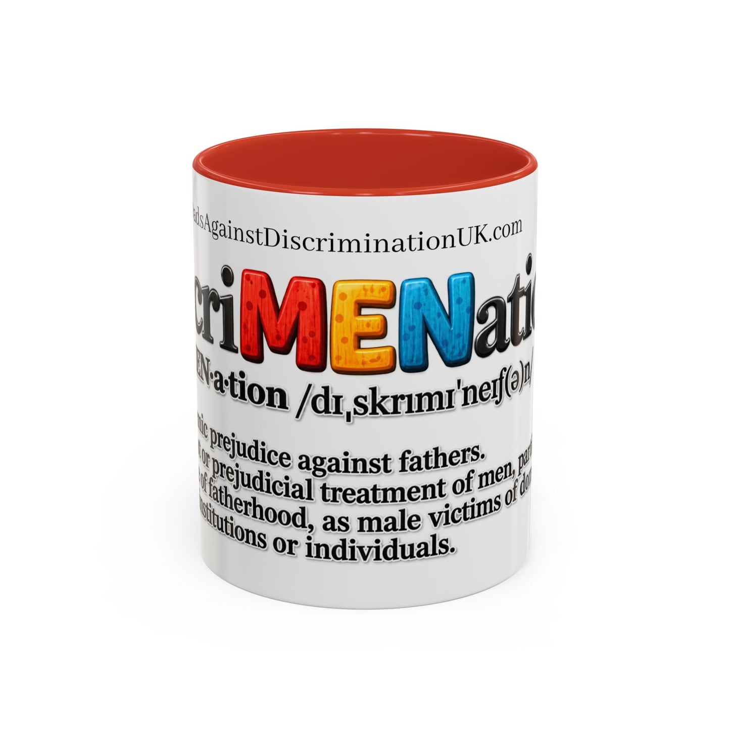 Dad Coffee Mug — Playful Kids Lettering Accent Mug (11/15oz)