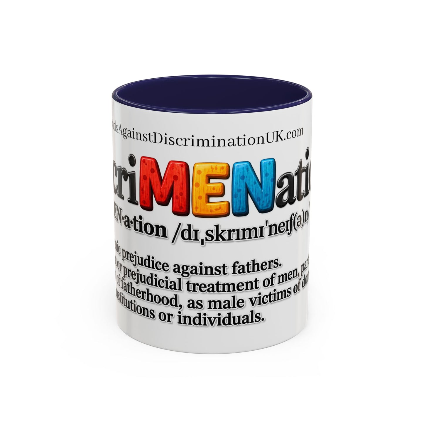 Dad Coffee Mug — Playful Kids Lettering Accent Mug (11/15oz)