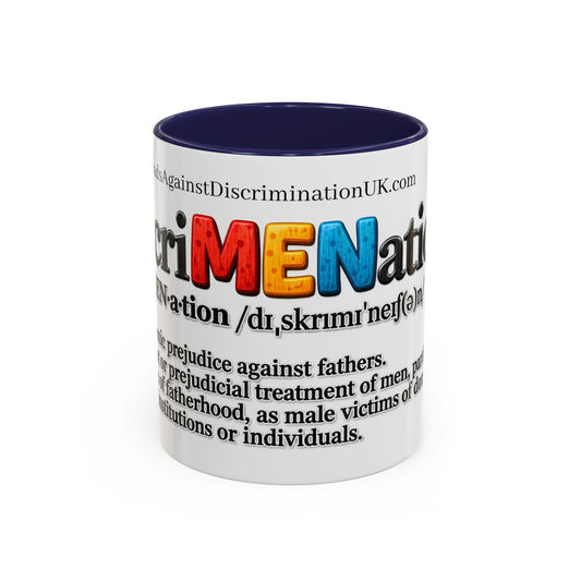 Dad Coffee Mug — Playful Kids Lettering Accent Mug (11/15oz)