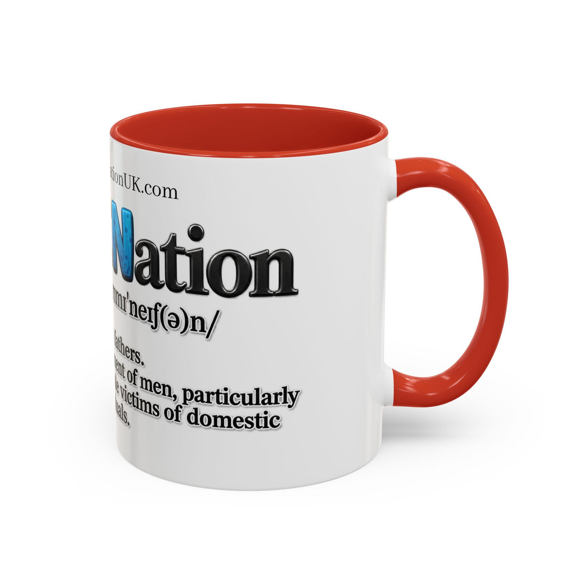 Dad Coffee Mug — Playful Kids Lettering Accent Mug (11/15oz)