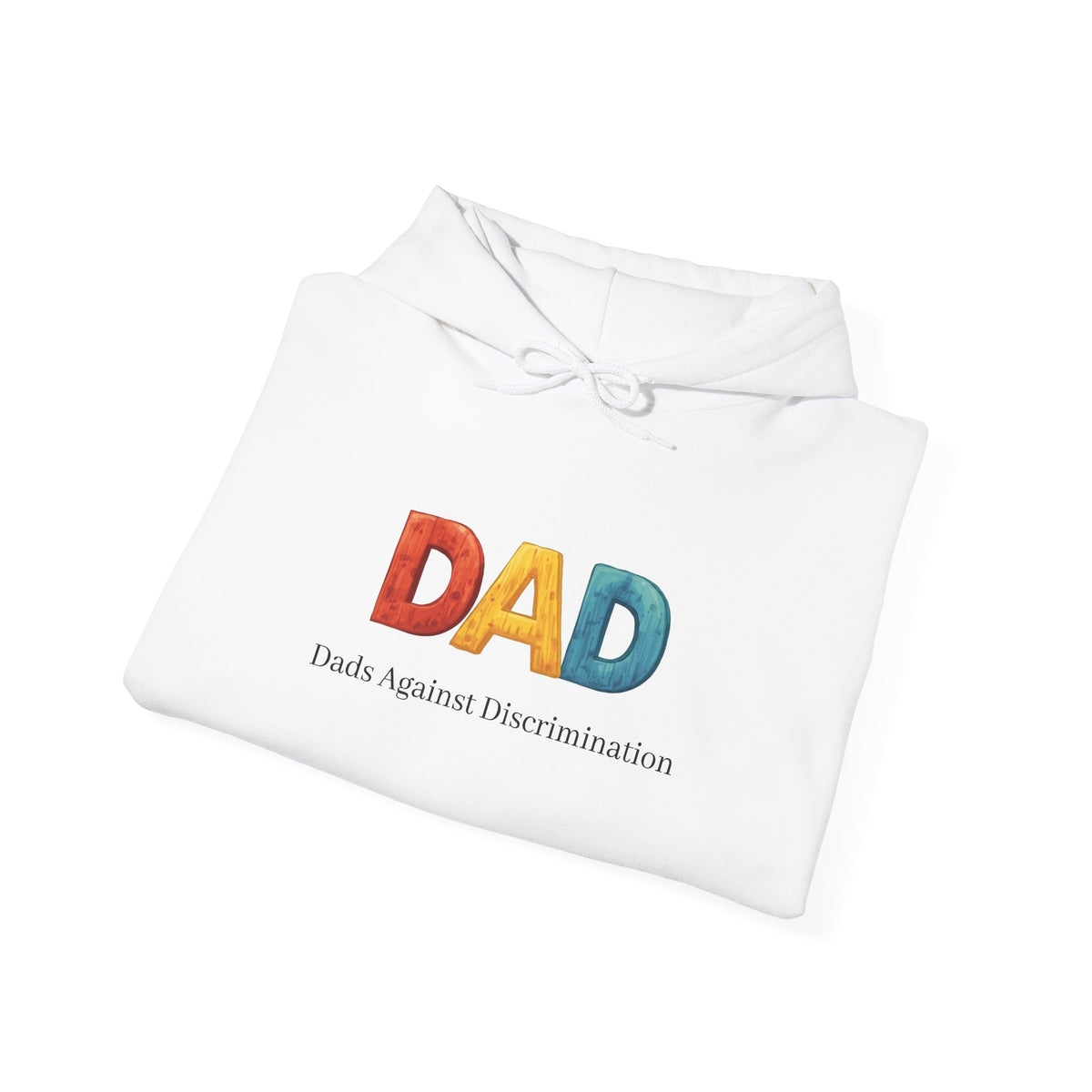 Dad Rainbow Hoodie – Dads Against Discrimination Inspirational Pullover
