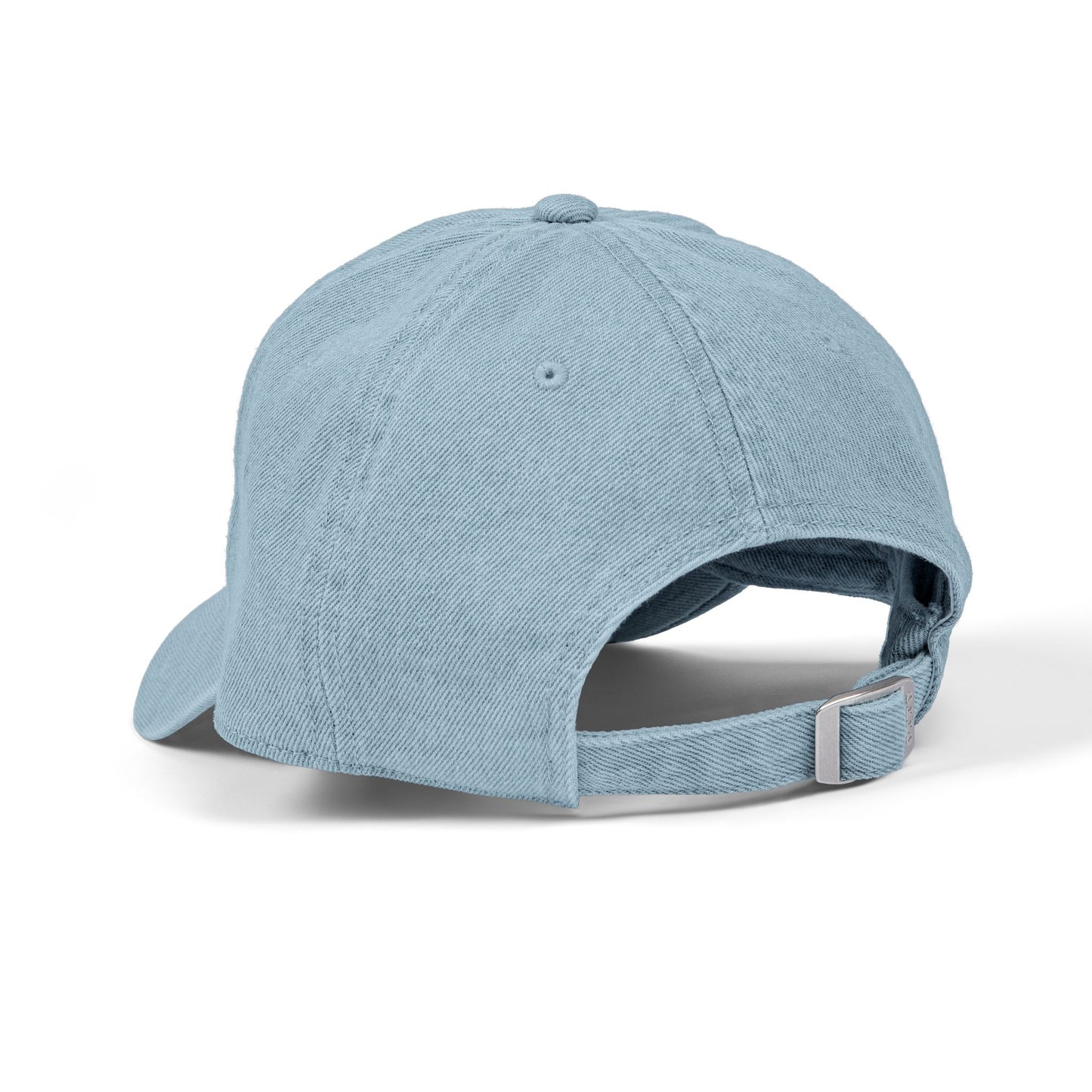 Embroidered Laurel Crest Denim Hat — Classic Vintage Baseball Cap