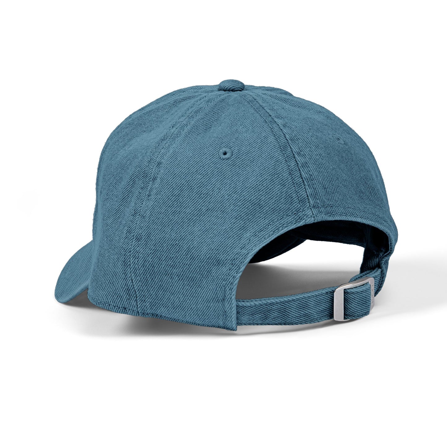 Embroidered Laurel Crest Denim Hat — Classic Vintage Baseball Cap